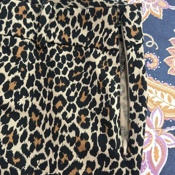 J CREW Animal Print Winnie Pant - Picture 3 of 7
